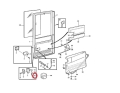 1110443 Cięgno zamka VOLVO L50E L70D L110E L150D L220E Link rod