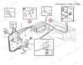 11113564 Linka sterowania nawiewem VOLVO A25D A30E A35E A40 Driving Link / Трос педали газа