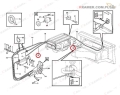 11113565  VOE11113565 Linka sterowania nawiewem VOLVO A25D A25E A30D A30E A35E A35D A40D A40E Driving Link / Трос педали газа