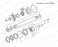 11115763; Łożysko VOLVO wału A35C A35D A40F A40E A45G; Łożysko / Bearing / Ložisko / подшипник / Kugellager / cusinetto / csapágy / rulment;