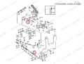 11119225 Linka gazu VOLVO A20C A25 A25B A25C Accelerator cable / Cable Throttle Accelerator / Подкачка / Трос дросселя / Тросик газа