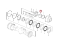 11143350 VOE11143350 Uszczelnienie tłoka VOLVO A35E A40E A45G A35F A40F A35G A40G Piston Seal / Уплотнение цилиндра / Dichtung