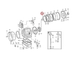 11145311 Tuleja VOLVO skrzyni A25D A30C A35C A40 Bushing / втулка / bague / cojinete / púzdro / pouzdro / persely / bucșe / bussning / Buchse / foring