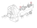 11145857 Łożysko VOLVO A35D A40D Ball Bearing