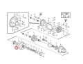 11168122 Uszczelnienie VOLVO mostu L110E L120F L90D L120D Sealing/Seal Ring/ Dichtung/ САЛЬНИК МОСТА / Уплотнение моста/ печать