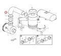 11174235 VOE11174235 Przewód gumowy VOLVO L150E L150F L180E L180F L220E L220F hose / hadica / crijevo / žarna / slang / šļūtene/ шланг / Schlauch /