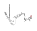 11200669 Silnik przednik wycieraczek stosowany w koparko-ładowarkach VOLVO BL60  BL61  BL70  BL71 Wiper motor / мотор стеклоочистителя