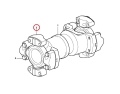 11701338 Krzyżak wału VOLVO A25D  A30D  A25E  A30E  A35E  A30F  A35F  A40F  A35D  A40D Spider Joint A/N / U-joint kit / Крестовина кардана