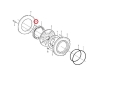 11703493 Tarcza hamulcowa VOLVO L150D L180C L180F L220F Brake disk/ Bremsscheibe/ Тормозной диск/