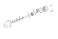 11707578  Łożysko VOLVO silnika A25D A30D L70E L110E L120D Bearing / Roller and Cage / Ložisko / Kugellager /  cusinetto / Подшипник