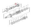 11709081 Łożysko igiełkowe VOLVO BL60 BL61 BL70 BL71 needle bearing / nadellager / Игольчатый подшипник / Tűcsapágy / Rulment cu ace / Adatinis guolis / Nõellaager
