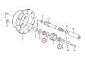 11709372 Łożysko satelity zwolnicy Volvo BL71 needle bearing / Lagernadel / gultņu adata / guolio adata / csapágy tű / ac de rulment
