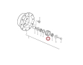 11709373 Satelita zwolnicy stosowana w koparko-ładowarkach VOLVO BL71 Gear