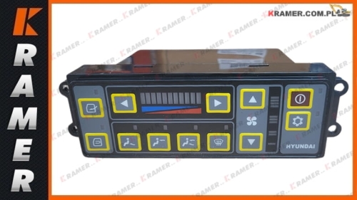 11N6-9003 11N6-90031 Panel klimatyzacji HYUNDAI R140LC-7  R160C-7  R170W-7  R180LC-7 R200W-7 Air conditioning panel/Klimabedienteil/  Панель кондиционирования воздуха