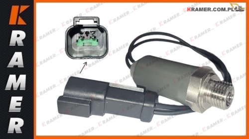3E7692 Czujnik ciśnienia oleju w moście stosowany w CAT 953C  963B  963C  924G  928G Pressure sensor / Sensore di pressione / Drucksensor / Trykksensor / Датчик давления / Tlakový snímač / Trycksensor / Nyomásérzékelő / Senzor de presiune