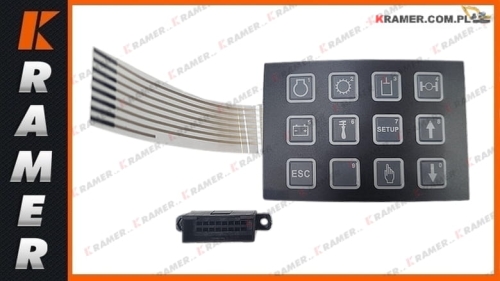 11192534K  VOE11192534 Klawiatura panelu sterowania VOLVO A25D A25E A30D A30E A35D A30E A40D A40E control panel keyboard / klávesnica ovládacieho panela /tipkovnica upravljačke ploče / valdymo pulto klaviatūra / kontrollpanelenstangentbord /