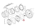 11716580 Przekładka hamulcowa VOLVO BL60 BL61B BL71 BL70B Brake disc / Plate, brake counter