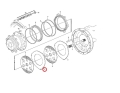 11716581  VOE11716581 Przekładka hamulcowa VOLVO BL60 BL61 BL71 BL60B BL61B BL70B BL71B BL71PLUS Brakedisc / Plate, brakecounter