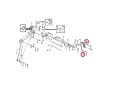 11882533  Sworzeń VOLVO łącznika łyżki tył BL60 BL61 BL70 Bucket Link Pin / Палец / kanál csap / bolt / stift