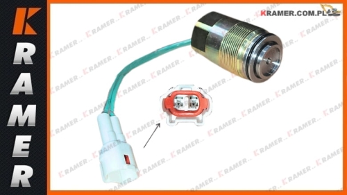609-74211200 YN35V00004F1 Elektrozawór pompy hydraulicznej Kobelco SK200-3 Hydraulic Pump Solenoid / Клапан/Электромагнитный клапан гидронасоса