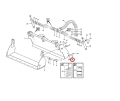 11888216 Sworzeń VOLVO łyżka ładowarkowa BL60 BL61 BL70 BL71 BL60B BL61B BL70B BL71B Pin / Палец ковша