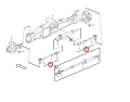 11988150 Drążek kierowniczy stosowany w koparko-ładowarkach VOLVO BL60 BL61 BL70  BL71 BL60B BL61B BL70B BL71B Tie rod group LH / Link Spurstange / Link trackrod / Тяга рулевая для экскаватор-погрузчиков VOLVO