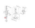 14515059 Dystans VOLVO łożyska wałka obrotu EC160B EC180E Spacer Washer / Дистанционная прокладка / arandela espaciadora / Distanzscheibe / Шайба