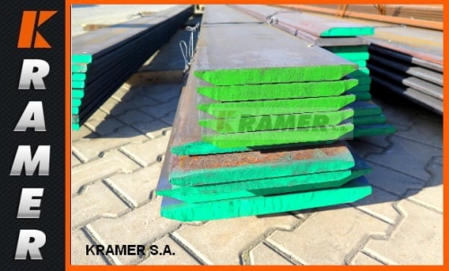 ET4035R2 Lemiesz 406x35 twardość 500HB dwustronnie fazowany Cutting Edge / Blade/ Нож ковша / режущая кромка / Kétélű vágóél