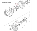 7028421 Łożysko piasty koła  JLG 3508PS 3509PS 3512PS 3513PS 4008PS 4009PS 4012PS 4013PS 4017PS 40.8  40.9 Bearing / Подшипник / Ložisko/ Kugellager/ cusinetto
