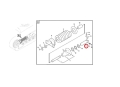 14533163 Tłok siłownika napinacza VOLVO EC180B  EC180C  EC180D ; Track shoe tensioner piston/ Spurspanner Kolben verfolgen/ Шток возвратной пружинной тяги направляющего колеса/ Pistone tenditore pattini cingoli/ Piston tendeur de patin de chenille.