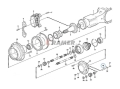 Wałek satelity piasty VOLVO A25 A30 A35 A30D A35C 11034889