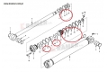 VOE14589843 Pakiet uszczelnień siłownika łyżki VOLVO EC460 Seal Assy