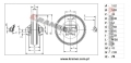 Koło napinające Komatsu D31 D37 kpl 113-30-00102 Idler / Leiträder / Натяжное колесо / Ленивец / Láncfeszítő kerekek / Ruote anteriori / Vodeci tockovi / Roue folle.