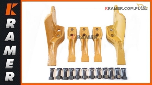 Komplet zębów łyżki 80, 90cm JCB 3CX 4CX     531/03205/SET80