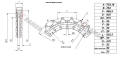 Koło napędowe JCB JS300 JS330 JSA0055; Sprocket/ Turas/ Kettenräder/ Antriebsräder/ звёзды/ Pignon/ Lánckerekek/ Rueda cabilla/ Ruota motrice/ Drivhjul/ Vetopyörät/ Dzenoša zvaigzne/ Žvaigždes/ Hnací kola/ veotähikud.