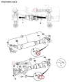 Element do mocowania krzyżaka JCB 3CX / 4CX 116/00525 Strap