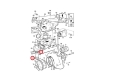 469982  Uszczelnienie pompy wody Volvo A20C EC280 EW230 water pump seal / tesnenie vodného čerpadla / brtva vodene pumpe / vandens siurblio sandariklis / vattenpumpens tätning