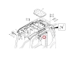14556369 Siłownik gazowy kabiny VOLVO EC240B EC210B EC290B Амортизатор / Gas strut / Газовый цилиндр