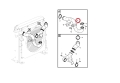14611408 Przewód intercoolera VOLVO EC210B EC240B Intercooler pipe / Патрубок интеркулера / Potrubie medzichladiča