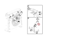 14618181 Przewód intercoolera VOLVO EC200B EC210B EC220D Intercooler pipe / Патрубок интеркулера / Potrubie medzichladiča /