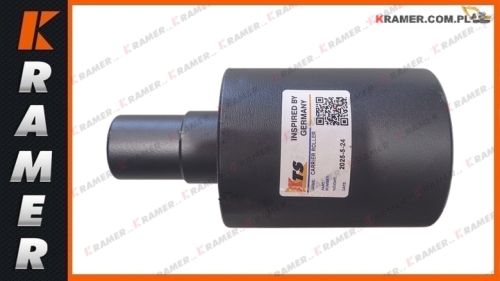 24100N6291F1 Rolka górna podtrzymująca gąsienicę gumową minikoparek NEW HOLLAND E45 E50 E70 E75 E80 Top roller / Верхний поддерживающий ролик / Tragrolle/ rouleaux supérieurs / görgők / carrier roller