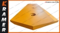 9U8057  627x203x19x3/4" Nóż lemiesz środkowy pługa 4 OTWORY CAT D5H XL D5R LGP D6M D6N D6N LGP D6R II   Cutting Edge / грейдер / Straßenhobel  / нож / Messer