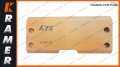 1618573  161-8573 Nóż lemiesza łyżki ładowarki CAT: 966G 966H 966K 966M 972G Cutting Edge / Edge segment / Нож отвала боковой правый подрезной