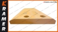 1618573  161-8573 Nóż lemiesza łyżki ładowarki CAT: 966G 966H 966K 966M 972G Cutting Edge / Edge segment / Нож отвала боковой правый подрезной