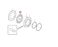 15010426  Tarcza hamulcowa VOLVO L150F L150G L180H L180F Brake disk/ Bremsscheibe/ Тормозной диск/ Disco freno/ Disque de frein