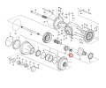 15010933 Łożysko satelity VOLVO L150E L180F L220E L250H Roller bearing/Роликовый подшипник/Valivé ložisko
