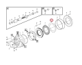 15053509 Przekładka hamulcowa VOLVO A25F A30F A30G Brake disc / Plate, brake counter