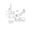 15095539 Silnik wycieraczek stosowany w wozidłach VOLVOA25E  A30E  A35E  A40E Windshield wiper motor / frontscheibe wischermotor / мотор стеклоочистителя