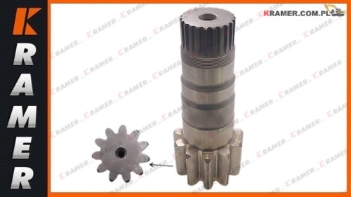 9441586 944158603 Wałek obrotu LIEBHERR A309 A311 A312  A314  A900 A902 C A934B R31 R917 R902  swing gearbox shaft  / osovina okretnog mjenjača / pasukamas pavarų dėžės velenas / swing gearbox shaft / kyvná hřídel převodovky / поворотний вал редуктора /