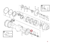 15144849 Dystans półosi VOLVO A35E A35F A35G A40E A40G A45G  axle distance / расстояние по оси / osna razdalja / ašies atstumas / відстань між осями
